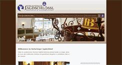 Desktop Screenshot of harlachinger-jagdschloessl.de